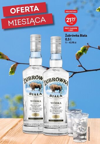 Żabka Żubrówka Biała 0,5l oferta