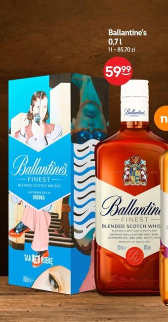 Żabka Ballantine's 0,7l oferta