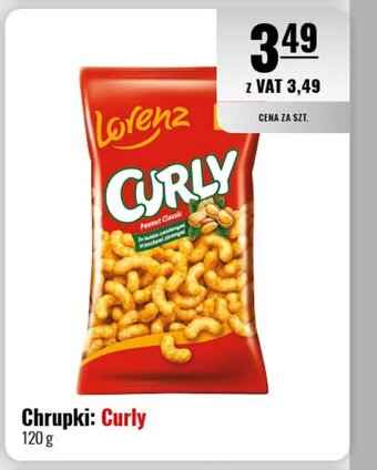 Eurocash Chrupki Curly 120g oferta