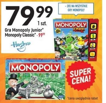 E.Leclerc Gra Monopoly Junior oferta