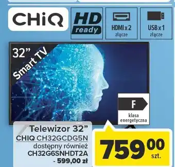 Carrefour Telewizor 32" ch32g6snhdt2a 1 SZT oferta