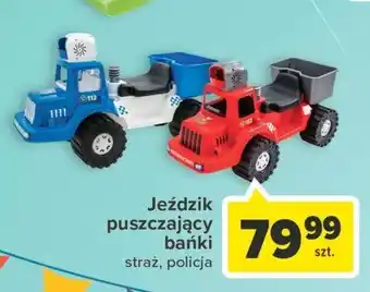 Carrefour Jeździk straż pożarna puszczający bańki mydlane 1 SZT oferta