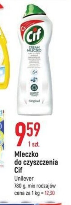 E.Leclerc Mleczko do czyszczenia Cif 780g oferta