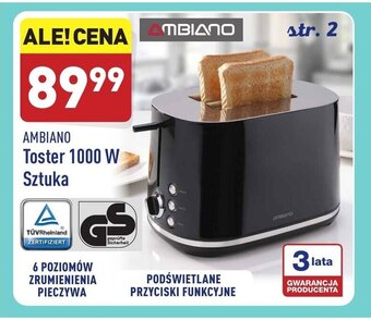ALDI Toster 1000W oferta