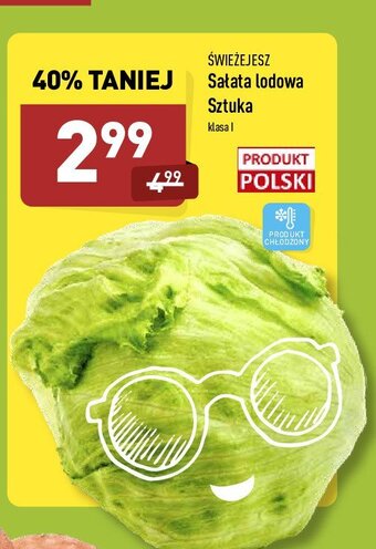 ALDI Sałata lodowa 1 SZT oferta