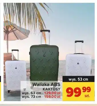 Carrefour Walizka abs 53 cm kaktusy 1 SZT oferta