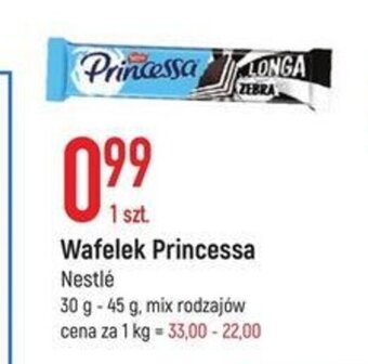 E.Leclerc Wafelek Princessa 30-45g oferta