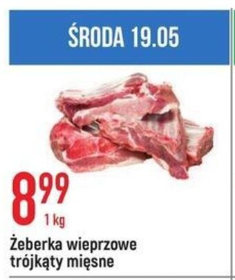 E.Leclerc Żeberka wieprzowe trójkąty 1kg oferta