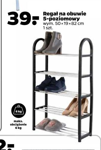 Netto Regał na obuwie 5-poziomowy oferta