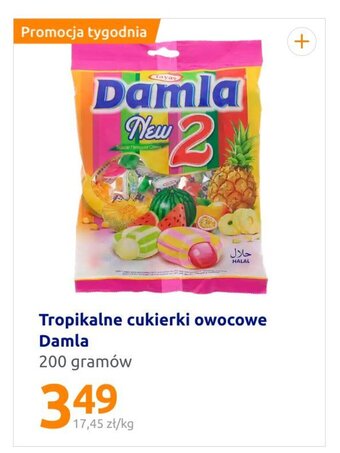 Action Tropikalne cukierki owocowe Damla 200g oferta