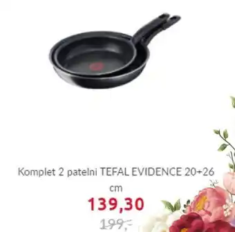 Agata Meble Komplet 2 patelni Tefal Evidence 20+26 cm oferta