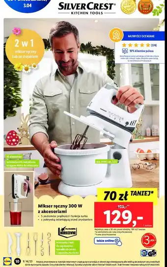 Lidl Mikser ręczny 300 w 1 SZT oferta