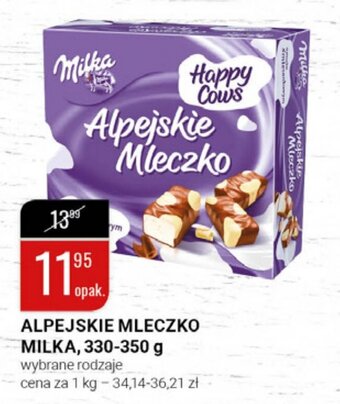bi1 Alpejskie Mleczko Milka 330-350g oferta