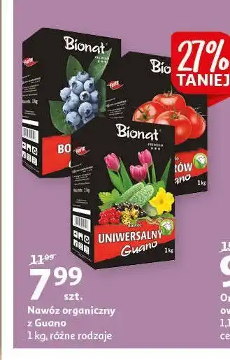 Auchan Nawóz bionat do borówek 1 SZT 1 KG oferta