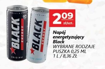 Top Market Napój energetyzujący Black 250ml oferta