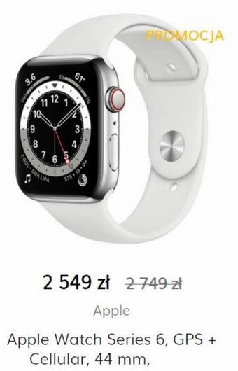 iSpot Apple Watch Series 6, GPS + Cellular, 44 mm oferta