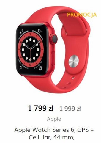 iSpot Apple Watch Series 6, GPS + Cellular, 44 mm oferta