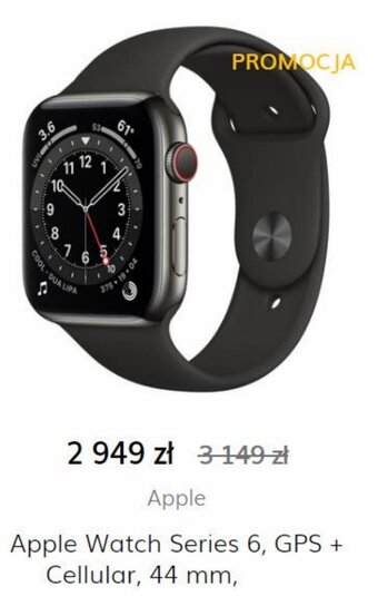 iSpot Apple Watch Series 6, GPS + Cellular, 44 mm oferta