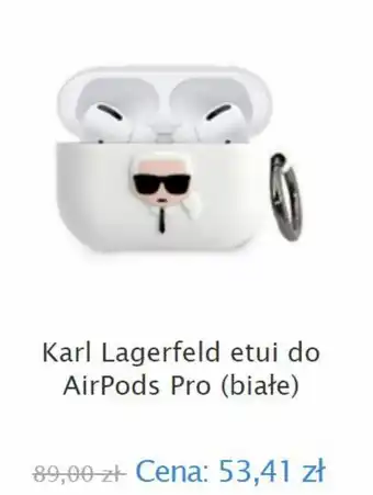 Cortland Karl Lagerfeld etui do AirPods Pro (białe) oferta