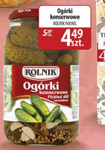 Delisso Delikatesy Ogórki konserwowe Rolnik 900ml oferta