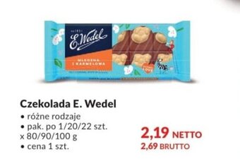 Makro Czekolada E. Wedel 80-100g oferta