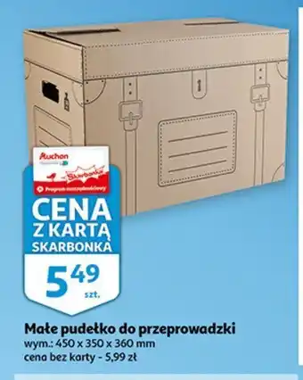 Auchan Pudło przeprowadzkowe 45 x 35 x 36 cm 1 SZT oferta