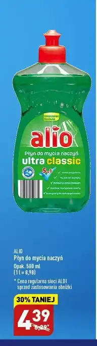 ALDI Płyn do mycia naczyń ultra classic 1 SZT 500 ML oferta