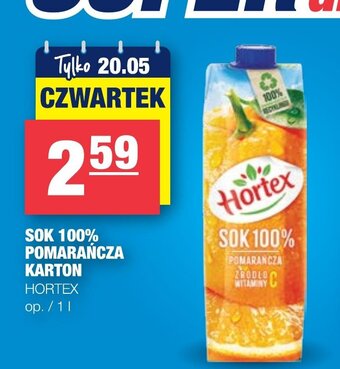 Spar Sok 100% Hortex 1l oferta