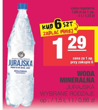 Spar Woda mineralna Jurajska 1,5l oferta
