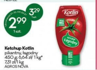 Groszek Ketchup Kotlin 450g oferta