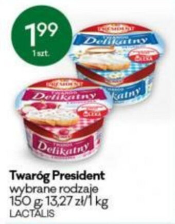 Groszek Twaróg Delikatny President 150g oferta
