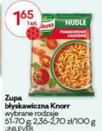 Groszek Zupa błyskawiczna Knorr 61-70g oferta