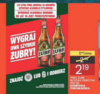 Wafelek Piwo Żubr 500ml oferta