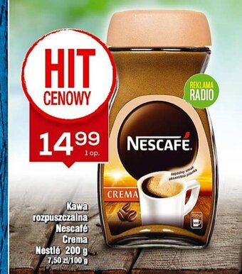 Lewiatan Kawa rozpuszczalna Nescafé Crema 200g oferta