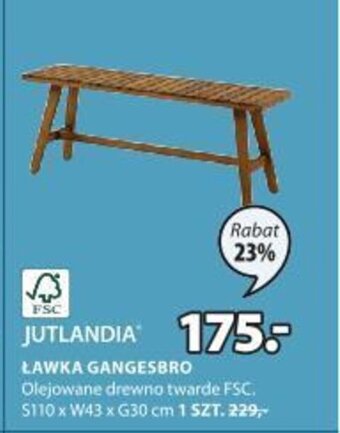 JYSK Ławka Gangesbro oferta