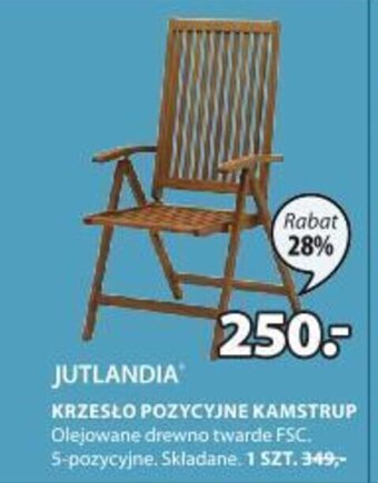 JYSK Krzesło pozycyjne Kamstrup oferta