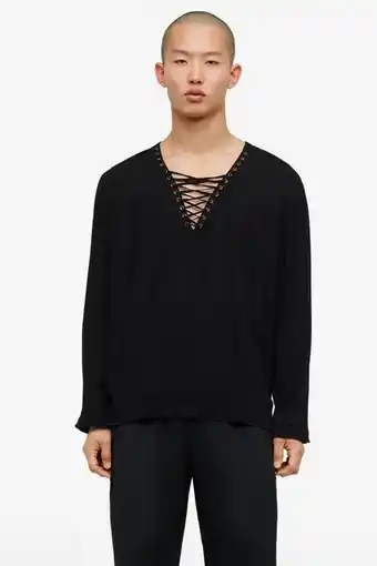 ZARA Creased-effect shirt - limited edition oferta