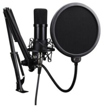 Mikrofon mad dog pro gmc301 streamingowy uchwyt 360 stopni filtr pop statyw