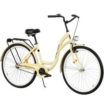 Media Expert Rower miejski dawstar retro s1b 28 cali damski capuccino oferta