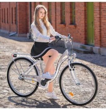 Media Expert Rower miejski indiana moena s3b 28 cali damski biały oferta