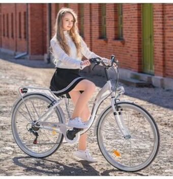 Media Expert Rower miejski indiana moena s7b 28 cali damski biały oferta