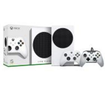 Xbox series s + pad przewodowy pdp arctic white
