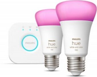 Komputronik Philips hue mostek + 2x e27 9w rgbw oferta