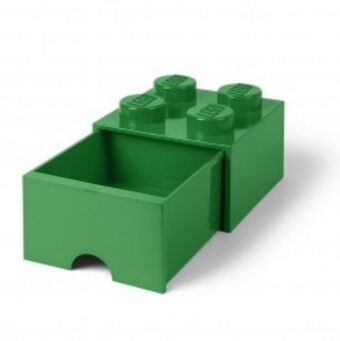 Lego brick drawer 4 zielony