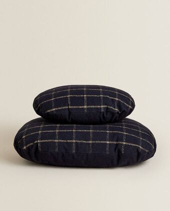 ZARA HOME Poduszka dekoracyjna w kratę dla zwierząt oferta