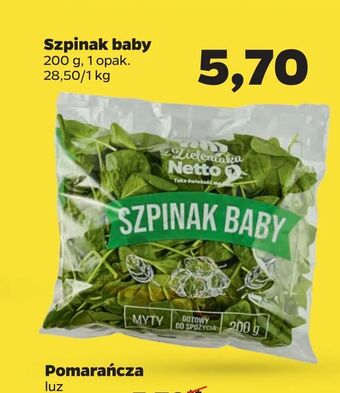 Netto Szpinak baby oferta