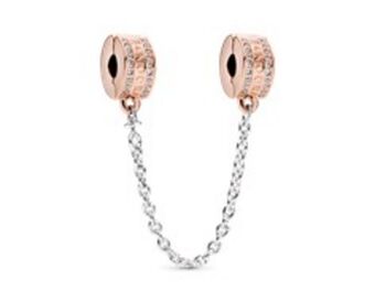 Pandora Łańcuszek zabezpieczający z logo pandora oferta