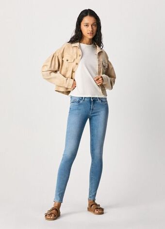 Pixie obcisły krój mid waist jeans