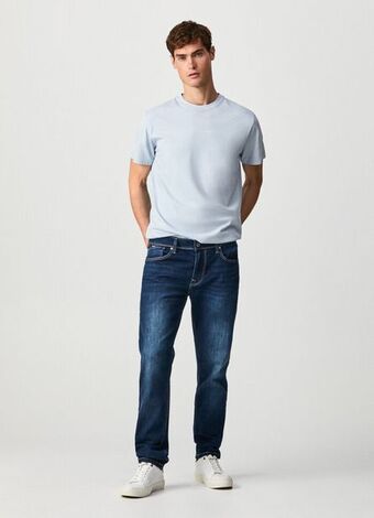 Pepe Jeans Finsbury obcisły krój low waist jeans oferta