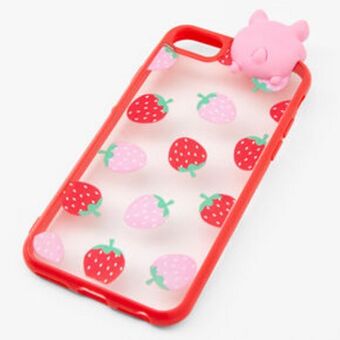Claire's Strawberry hamster peek a boo phone case - fits iphone® 6/7/8/se oferta